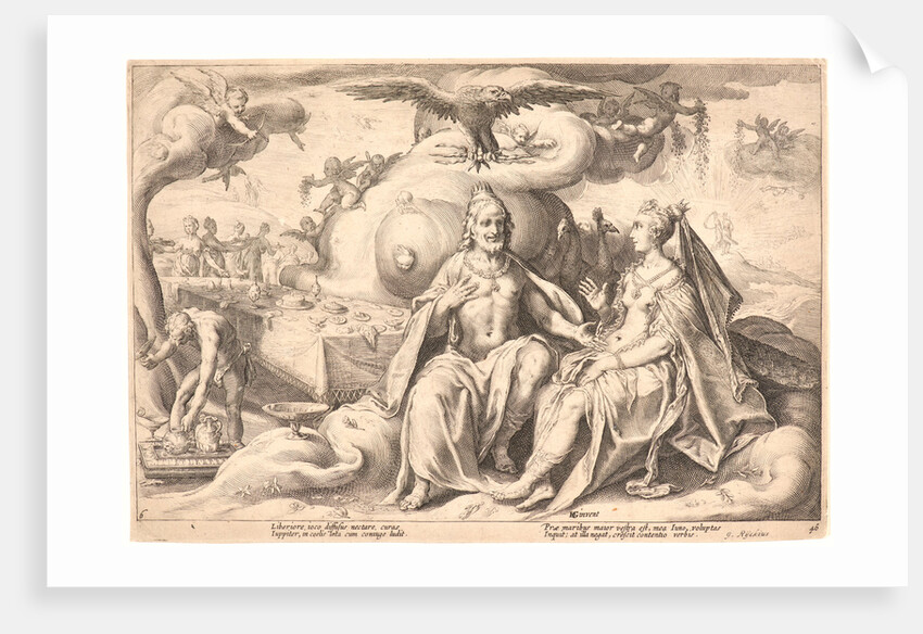 The Dispute between Jupiter and Juno over Which of the Two Sexes Finds Greatest Pleasure, ca. 1615 by Anonymous