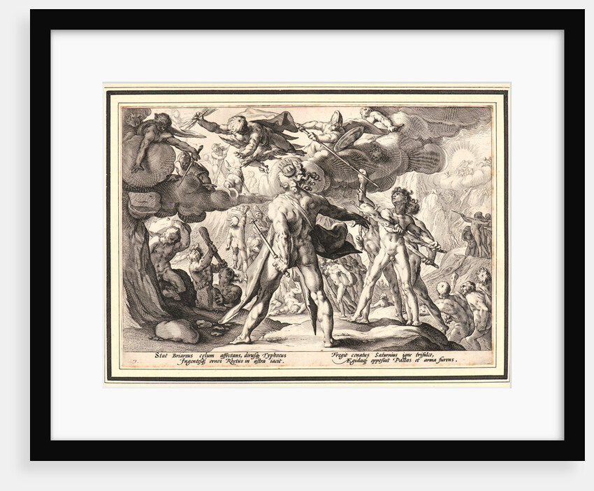 The Giants Climbing the Heavens, ca. 1589 by Anonymous