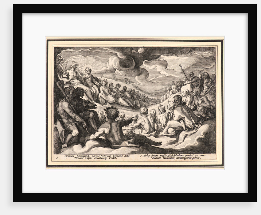 Jupiter Taking Counsel from the Gods about the Destruction of the Universe, ca. 1589 by Anonymous