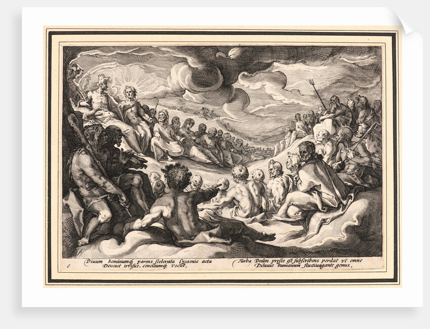 Jupiter Taking Counsel from the Gods about the Destruction of the Universe, ca. 1589 by Anonymous