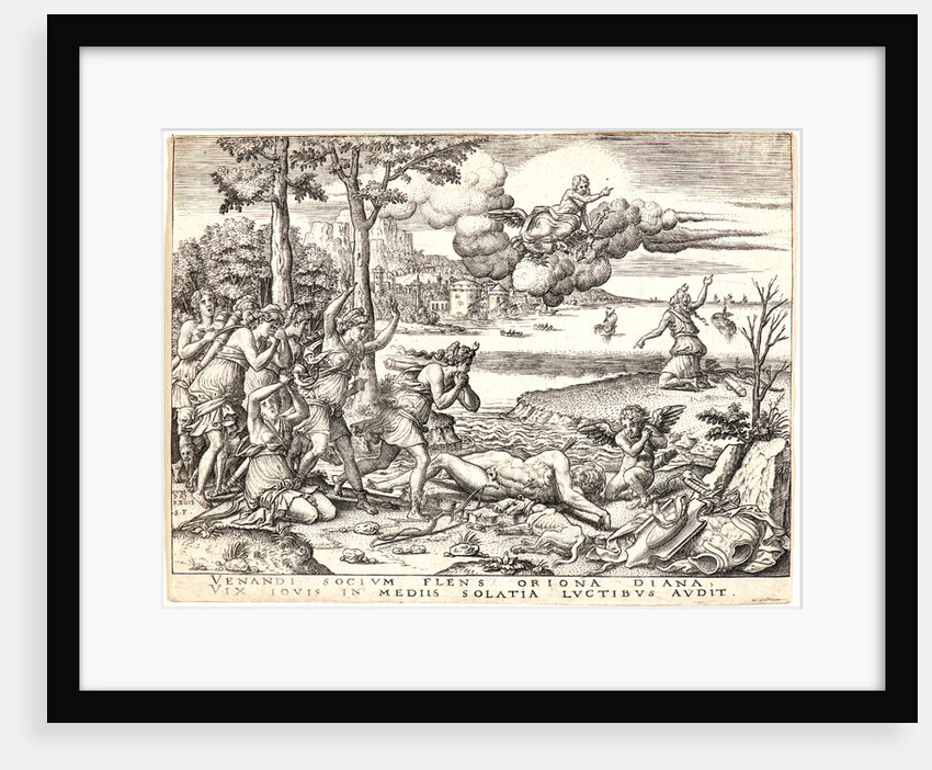Diana Deploring the Death of Orion, 16th century by Etienne Delaune