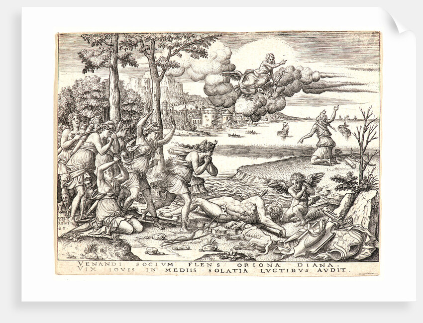 Diana Deploring the Death of Orion, 16th century by Etienne Delaune