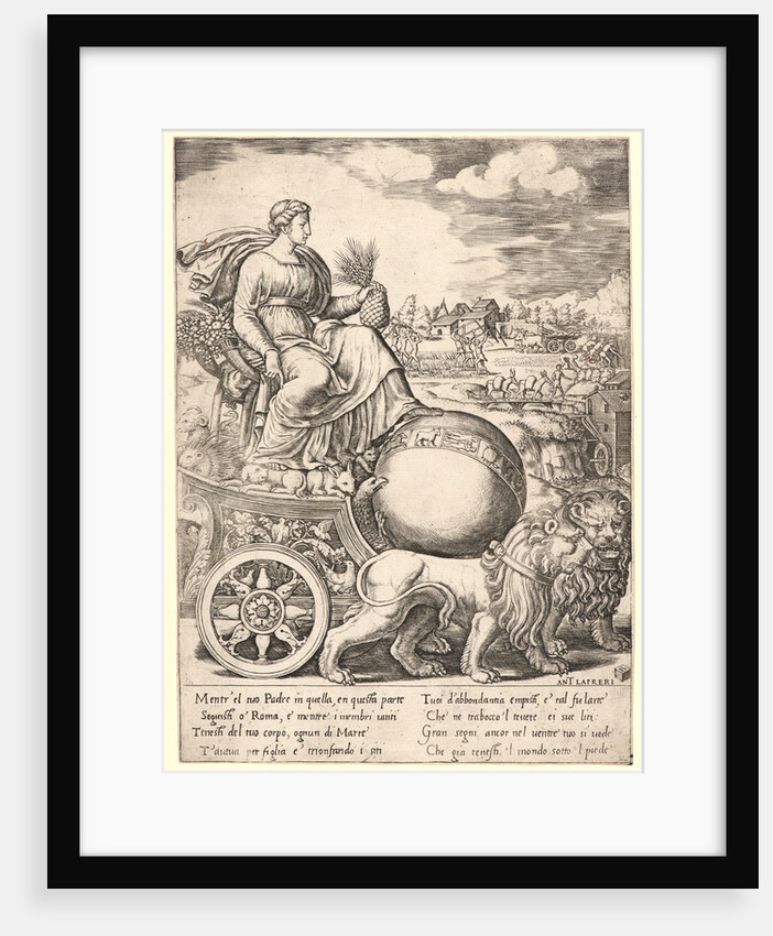 Cybele on her Chariot, 16th century by Master of the Die