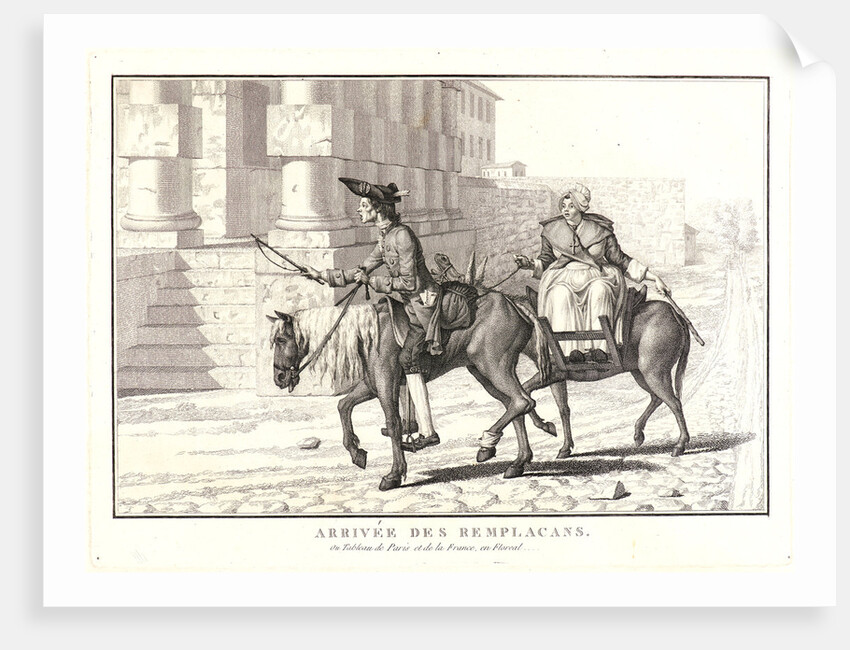 Arrival of the Replacements (Arrivée des Remplacans), ca. 1805 by Anonymous