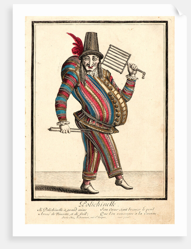 Polichinelle, ca. 1680-1690 by Nicolas Bonnart