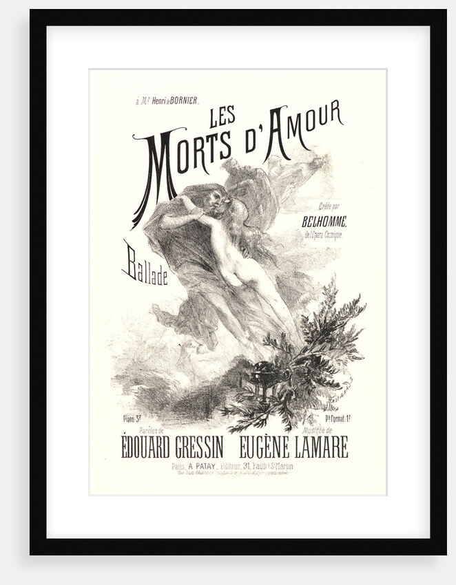 Les Morts d'Amour, 1885 by Eugène Carrière