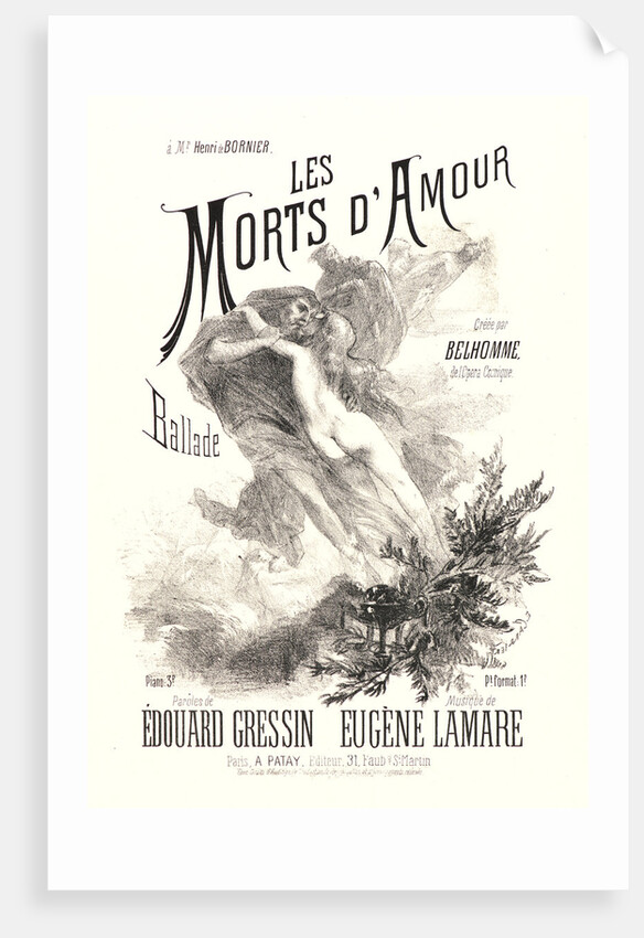 Les Morts d'Amour, 1885 by Eugène Carrière