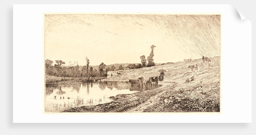 L'Etang de Frignon, 1862 by Adolphe Appian
