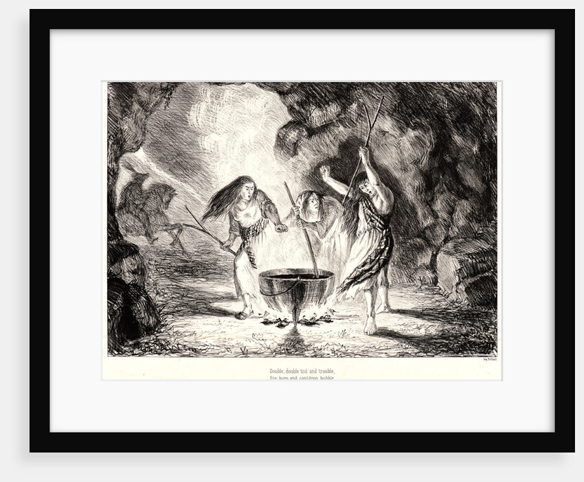 The Three Sorceresses, 1841 by August Jean-Baptiste Meurice