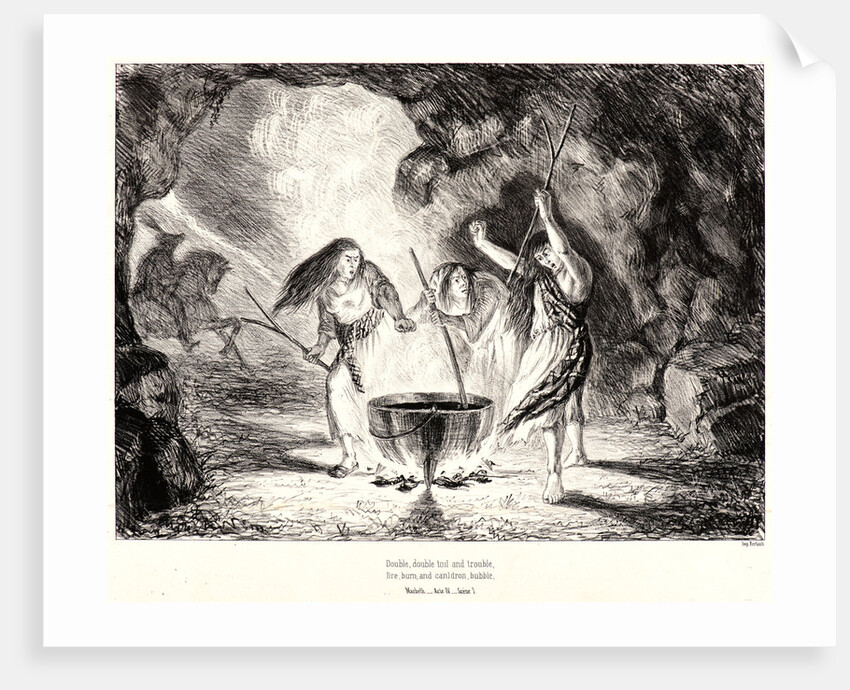 The Three Sorceresses, 1841 by August Jean-Baptiste Meurice