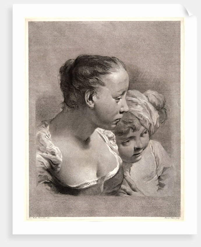 Young Girl and Boy, 18th century by Marco Alvise Pitteri