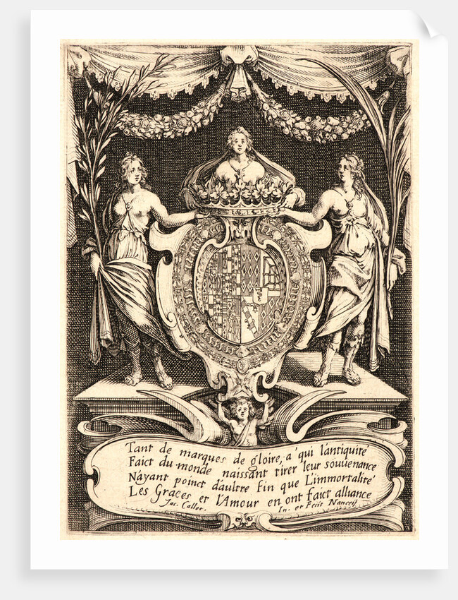 Frontispice du Combat à la Barriere, 17th century by Jacques Callot