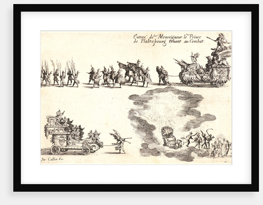 Entree du Prince de Pfalzbourg, 17th century by Jacques Callot