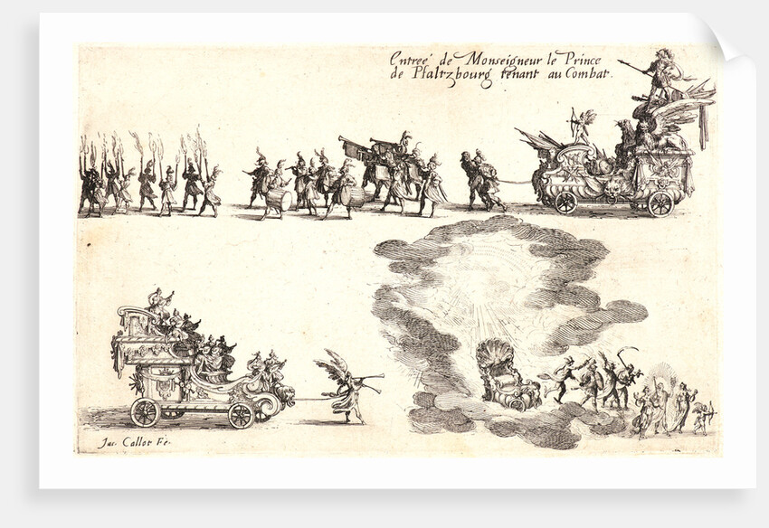Entree du Prince de Pfalzbourg, 17th century by Jacques Callot