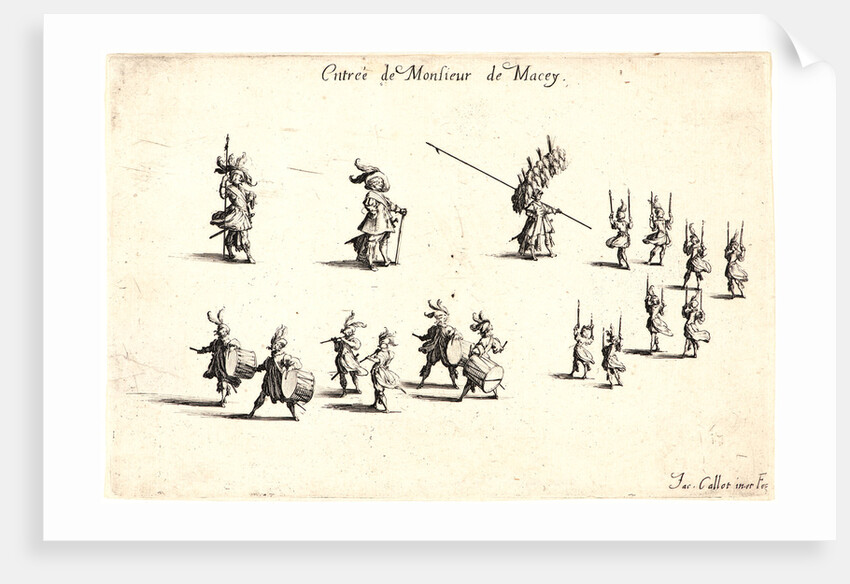 Entree de M. de Macey, 17th century by Jacques Callot