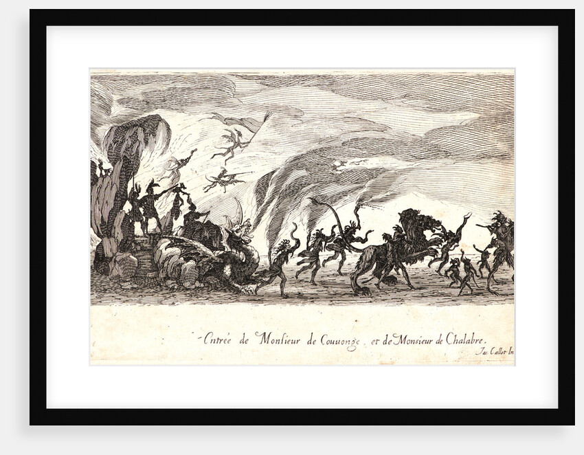 Entree de MM. de Couvonge et de Chalabre, 17th century by Jacques Callot