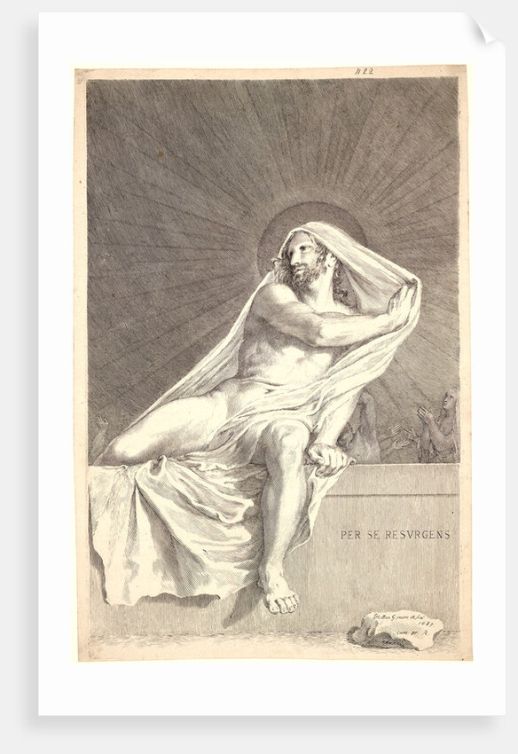 The Resurrection of Christ (Per Se Resurgens), 1683 by Claude Mellan