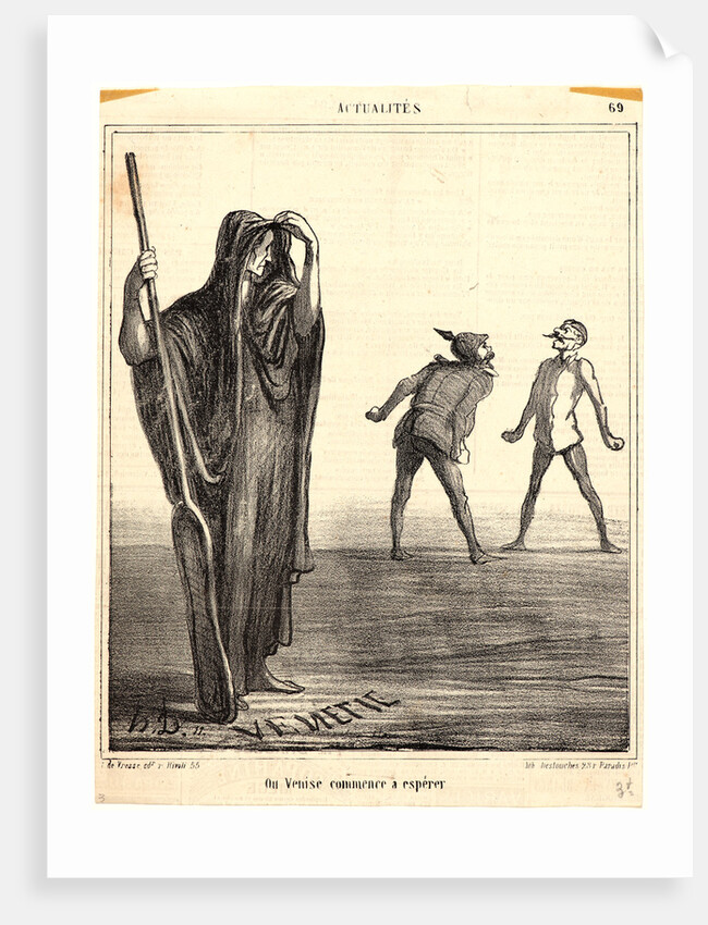 Ou Venise Commence a Esperer, 1866 by Honoré Daumier