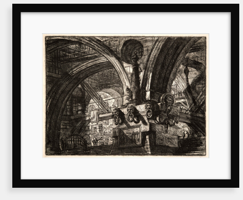 The Pier with a Lamp, 1761 by Giovanni Battista Piranesi