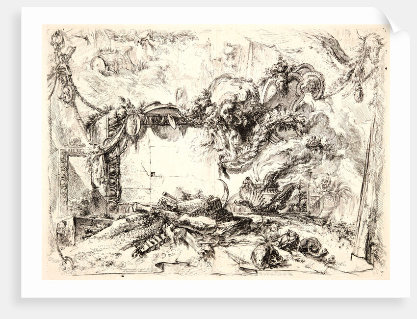 The Monumental Tablet, ca. 1745 by Giovanni Battista Piranesi