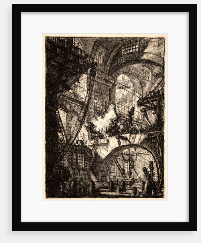 The Smoking Fire, 1761 by Giovanni Battista Piranesi
