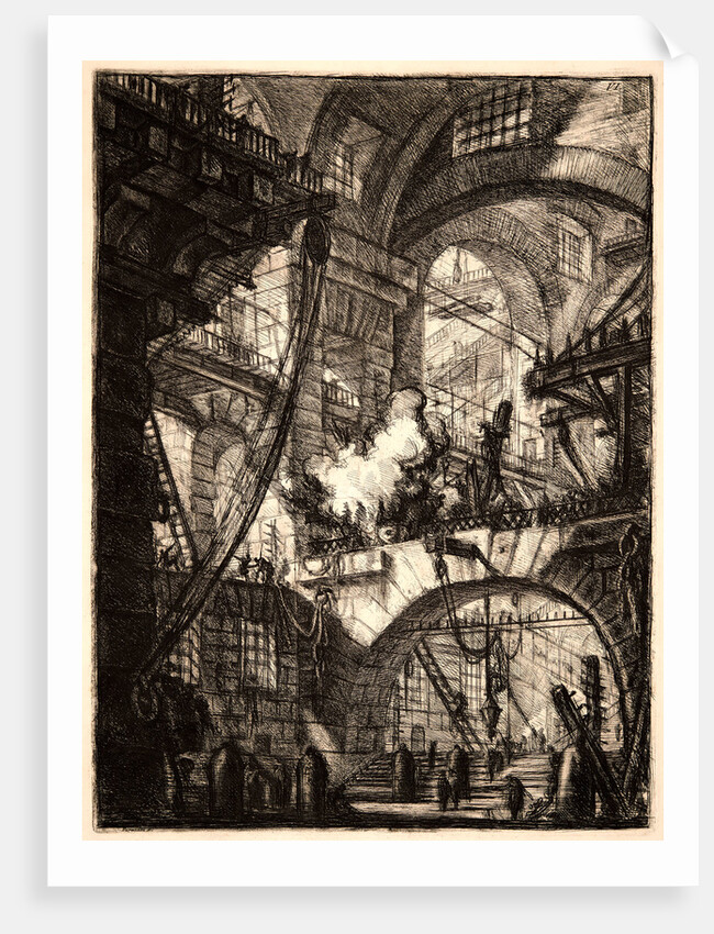 The Smoking Fire, 1761 by Giovanni Battista Piranesi
