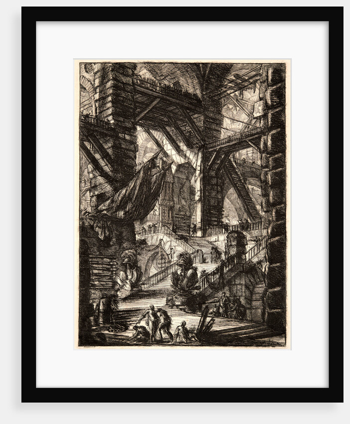 The Staircase with Trophies, 1761 by Giovanni Battista Piranesi