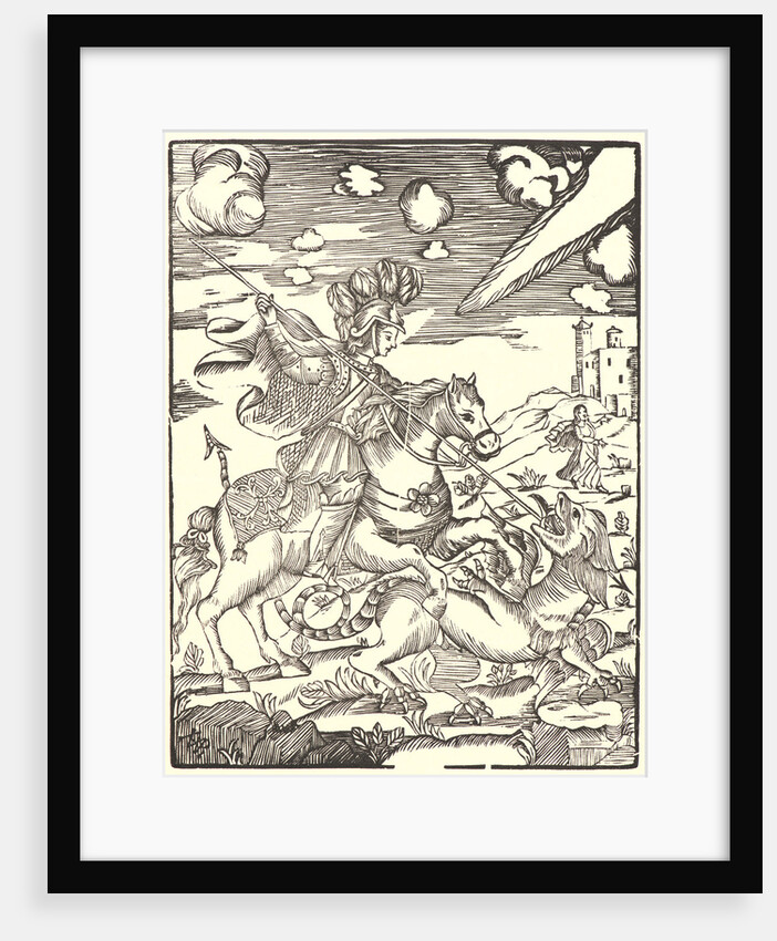 St. George Killing the Dragon, 16th century by Anonymous