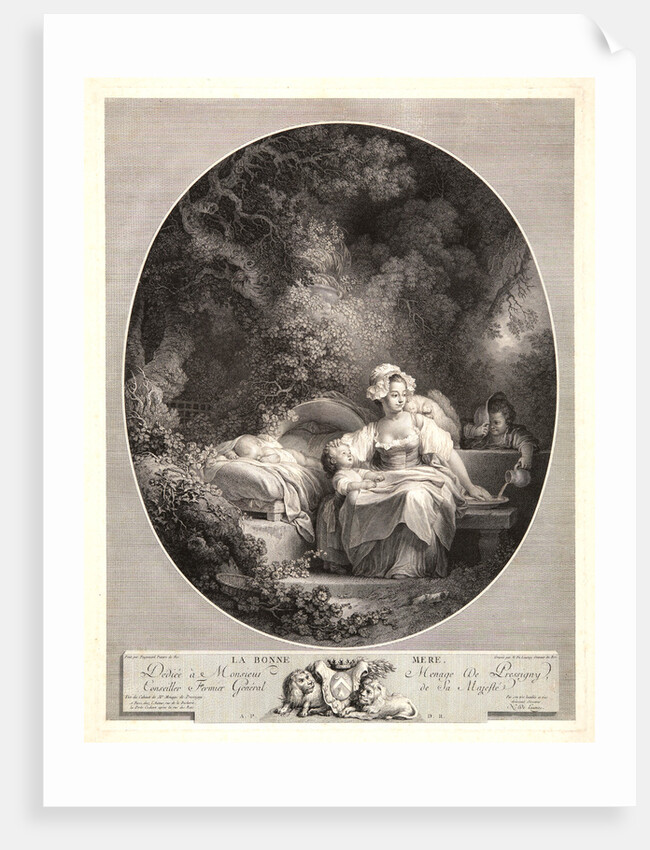 The Good Mother (La bonne mere), ca. 1779 by Nicolas Delaunay