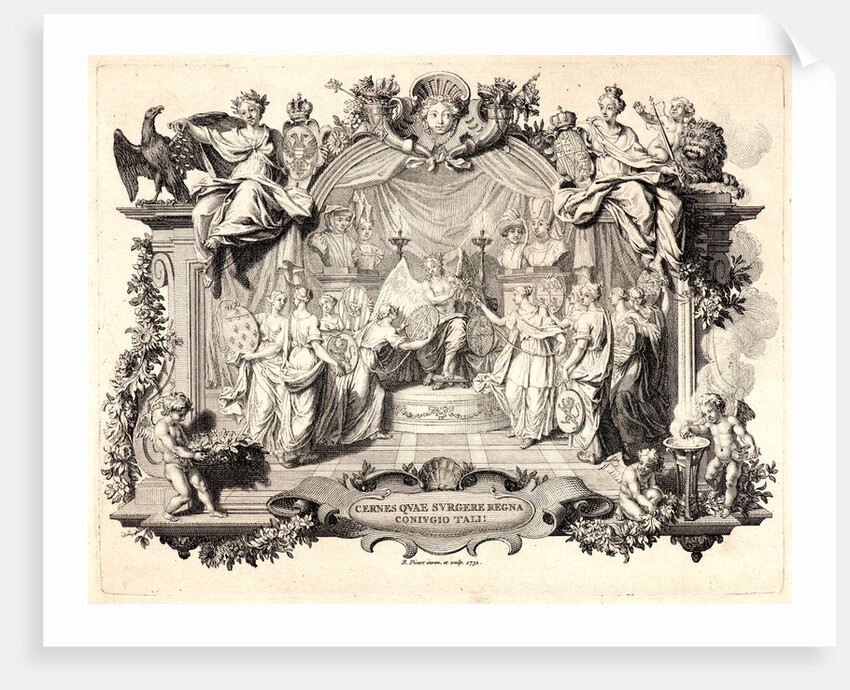 Cernes Quae Surgere Regna / Coniugio Tali!, 1732 by Bernard Picart