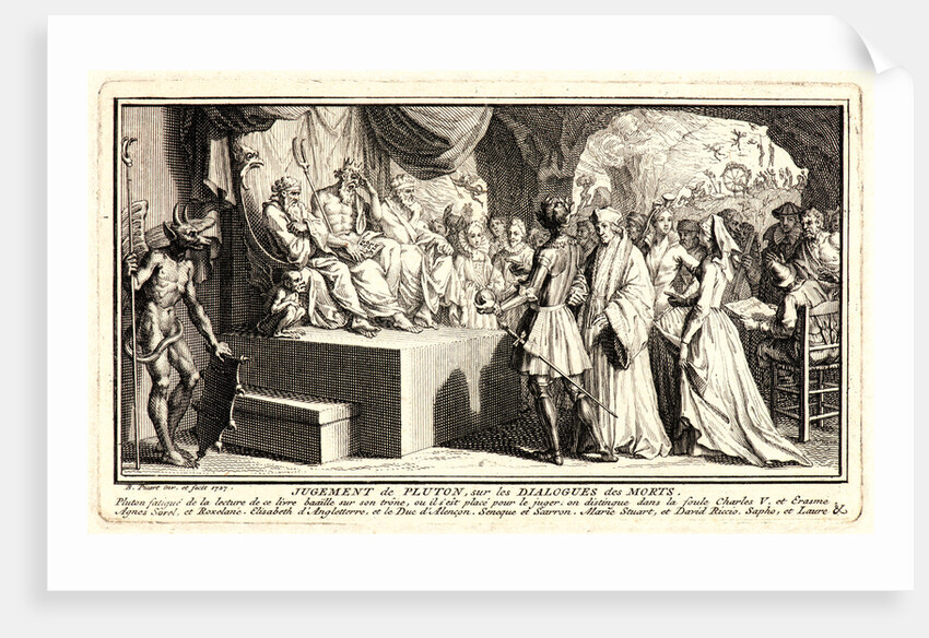 The Judgement of Pluto, 1727 by Bernard Picart