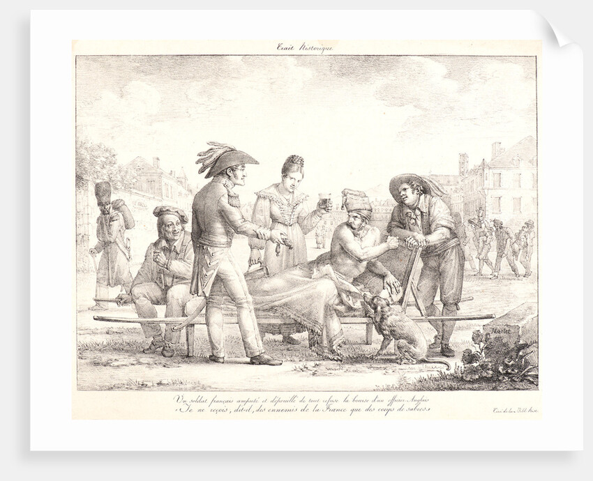 Un soldat français amputé..., ca. 1820 by Jean Henri Marlet