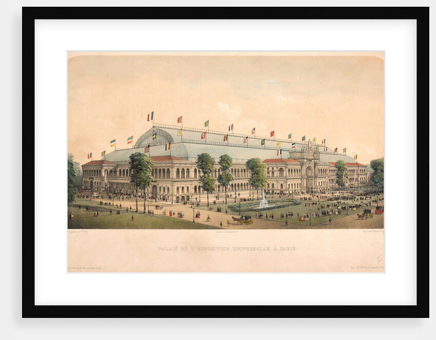 Palais de l'exposition universelle à Paris, ca. 1867 by Victor Petit