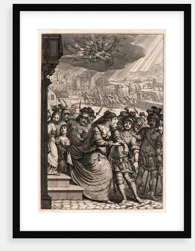Entry of the Troops into Paris; Joan at the Head..., ca. 1657 by Abraham Bosse