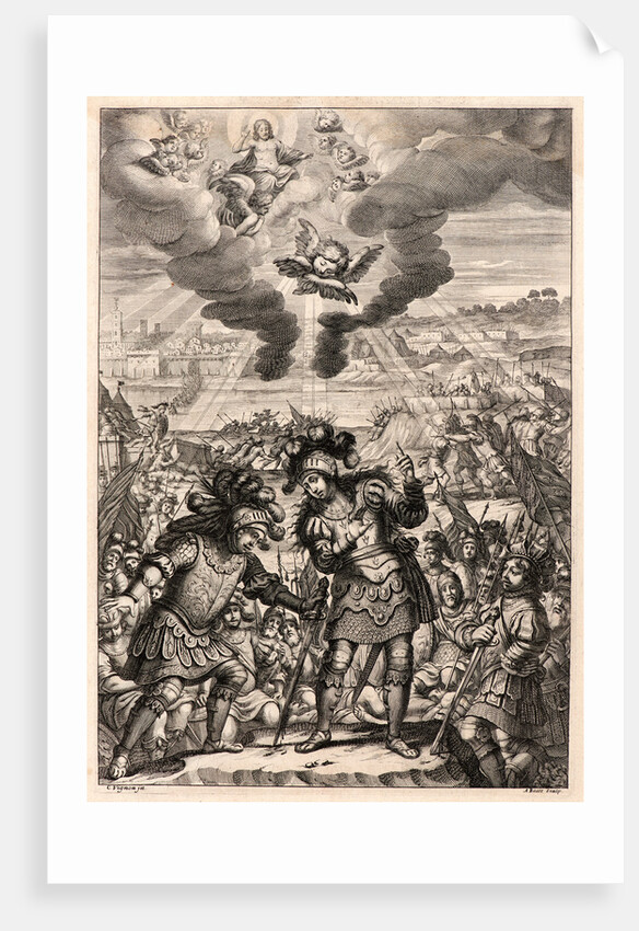 Joan Surrounded by Her Soldiers, ca. 1657 by Abraham Bosse