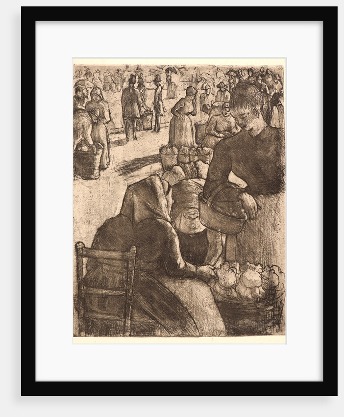 Vegetable Market (Marché aux légumes, à Pontoise), 1891 by Camille Pissarro