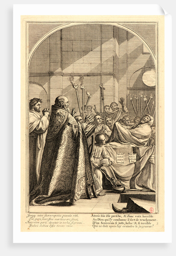 The Life of Saint Bruno, or The Founding of the Carthusian Order, Plate 3, 17th-18th century by Anonymous