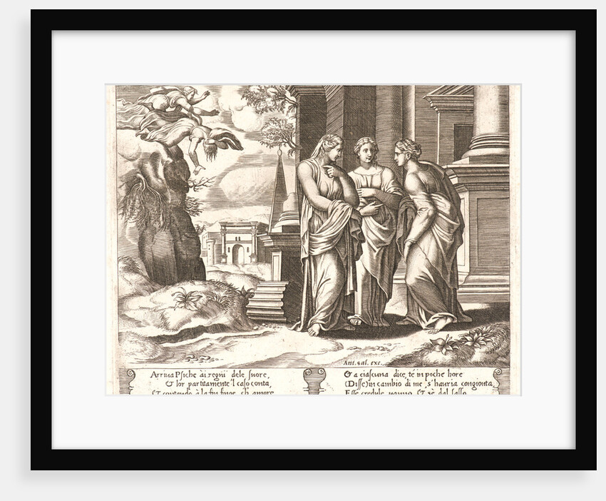 Psyche Telling Her Misfortunes to Her Sisters, ca. 1532-1533 by Master of the Die