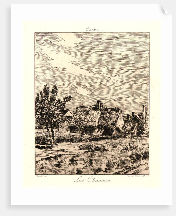 Thatched Houses (Les Chaumes), ca. 1865-1885 by Jean Charles Cazin