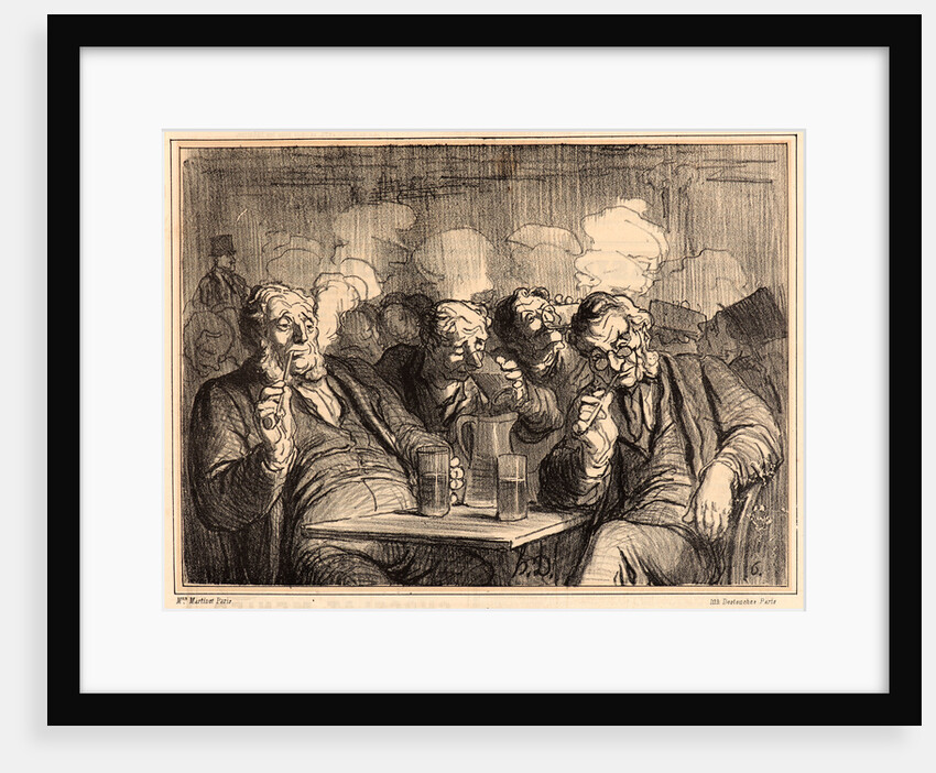 The Politicians' Corner (Le Coin des Politiques), 1863 by Honoré Daumier