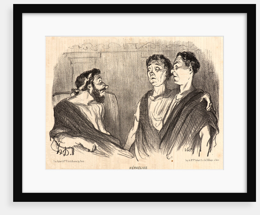 Héraclius, 1851 by Honoré Daumier