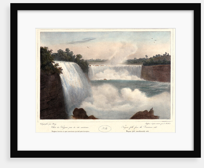 Niagara Falls from the American Side, 1827-1828 by Isidore-Laurent Deroy
