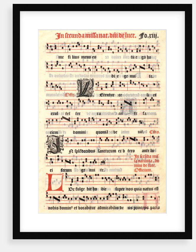 Leaf from a French Psalter, 1551 by Anonymous