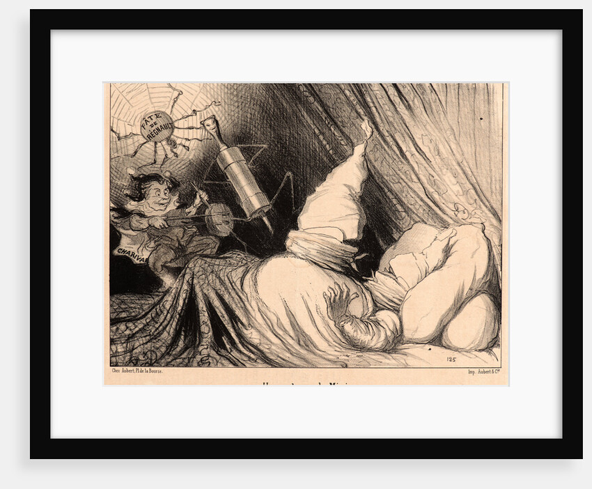 Un Cauchemar de Mimi, 1850 by Honoré Daumier