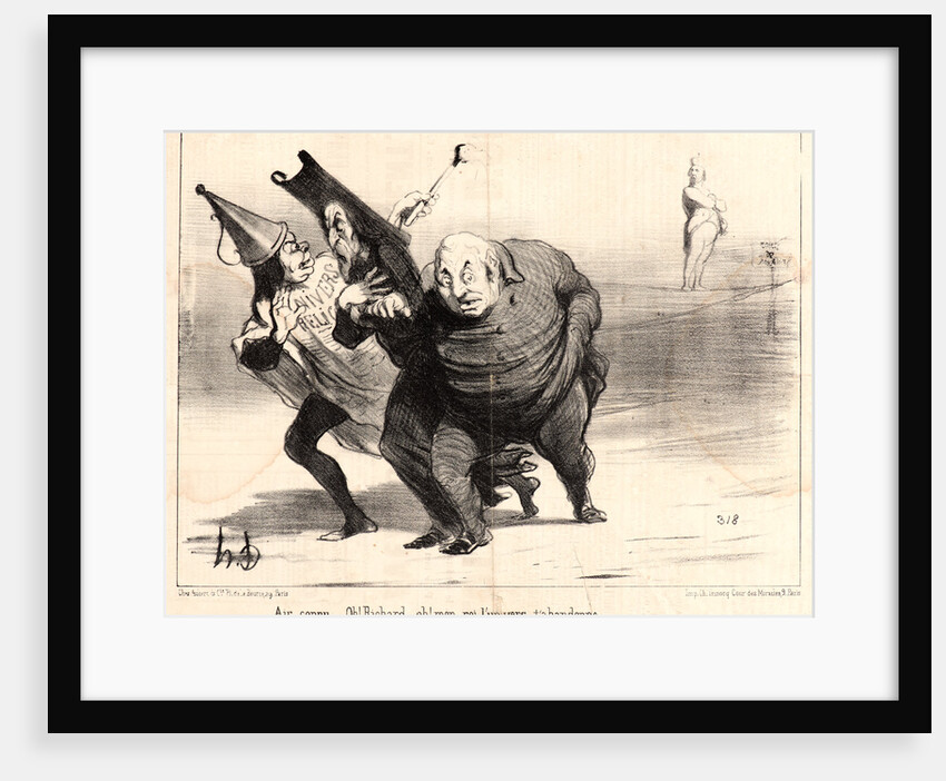 Air connu—Oh! Richard, oh! mon roi.., 1851 by Honoré Daumier