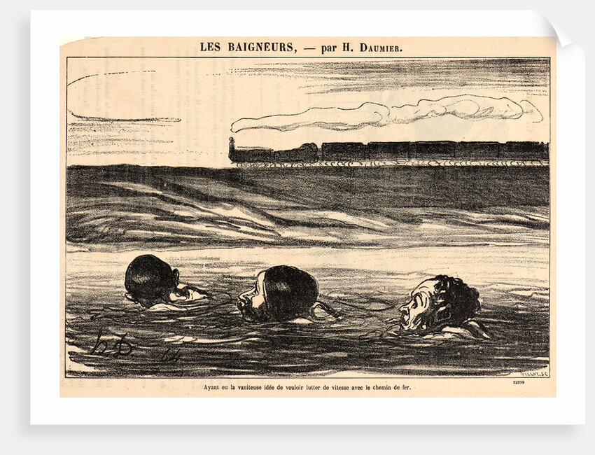 Ayant eu la vaniteuse idée de vouloir.., 1864 by Honoré Daumier