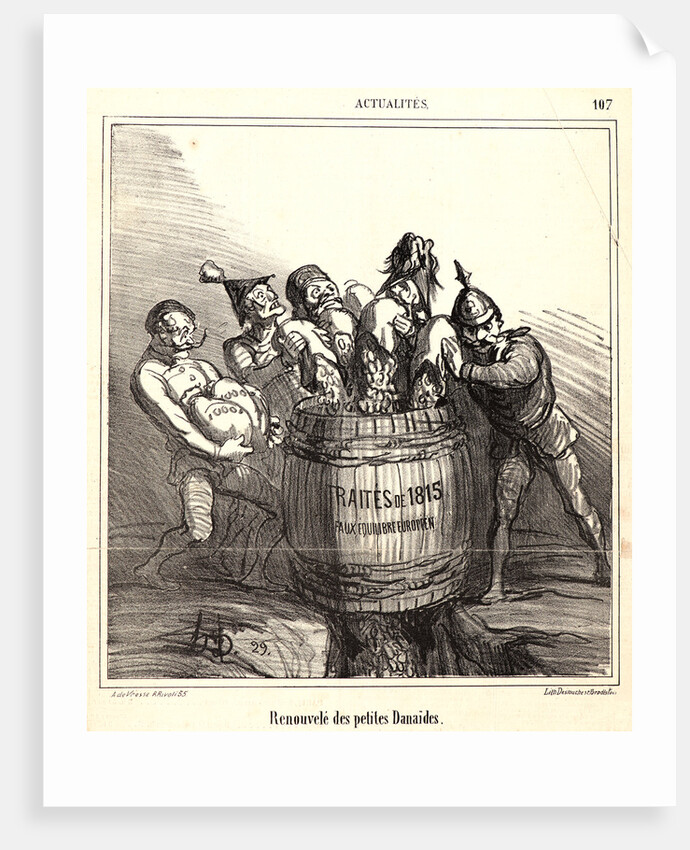 Renouvelé des petites Danai¨des, 1866 by Honoré Daumier