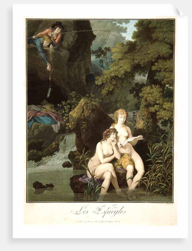 Mischievous Boys (Les Espiègles), ca. 1785-1789 by Charles-Melchior Descourtis