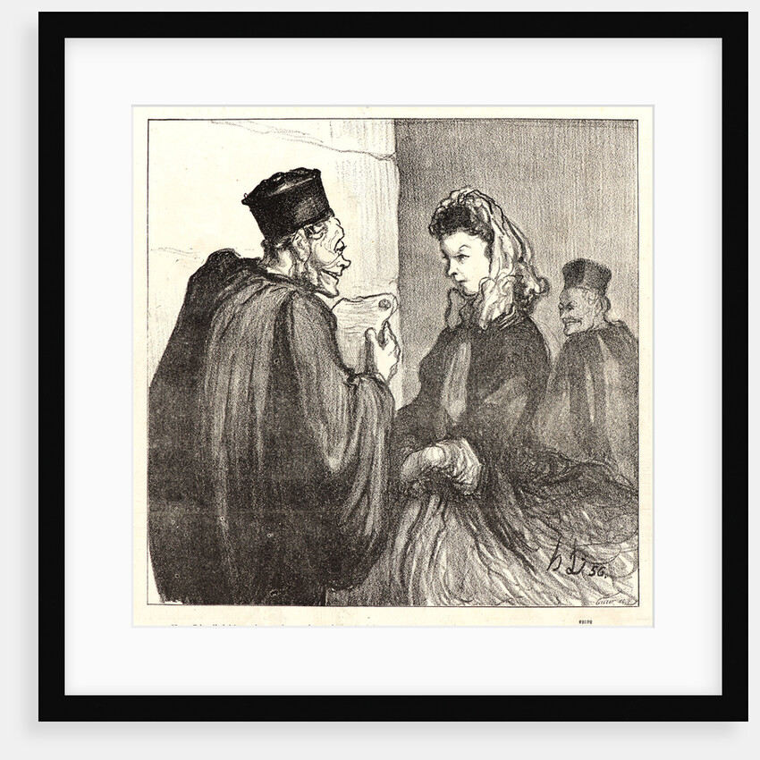 An Adulterous Affair by Honoré Daumier