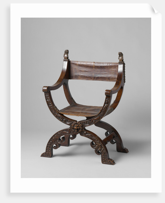 Folding X-chair by Anonymous
